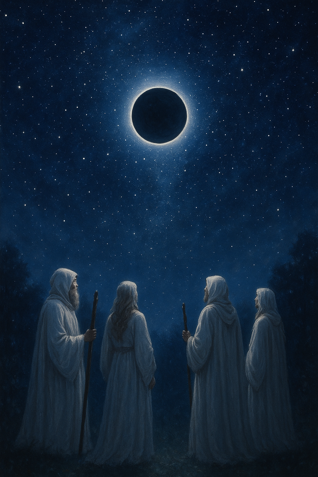 les druides sous la nouvelle lune ©Patricia Bialès